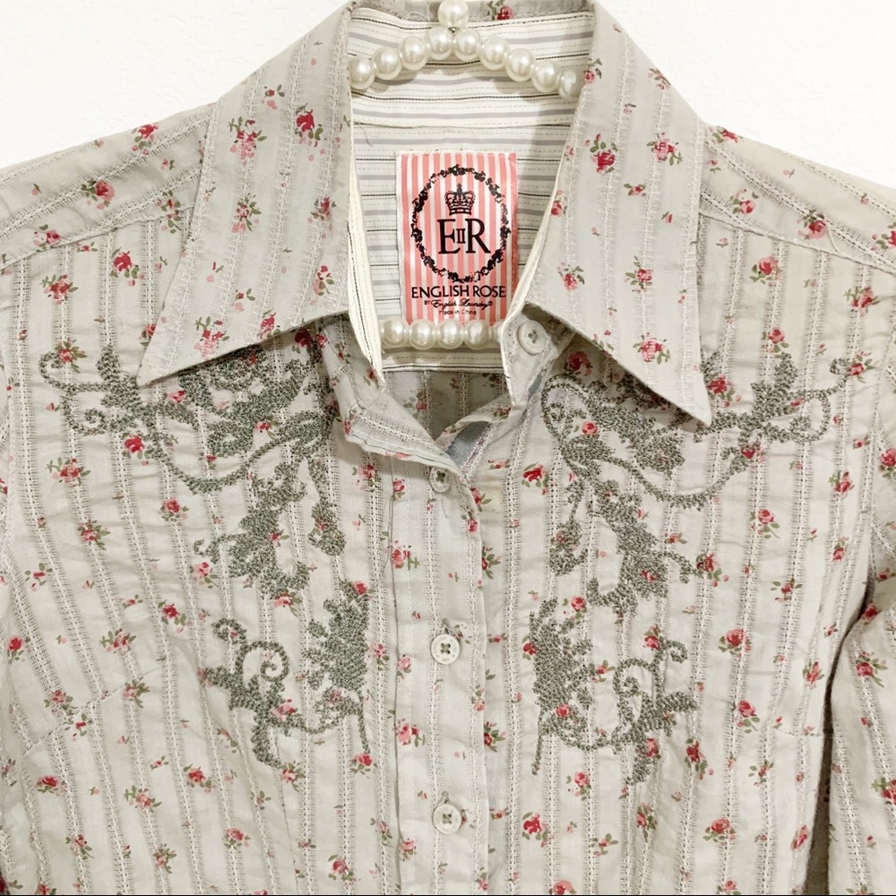 English Rose By English Laundry Rosebud Top XS